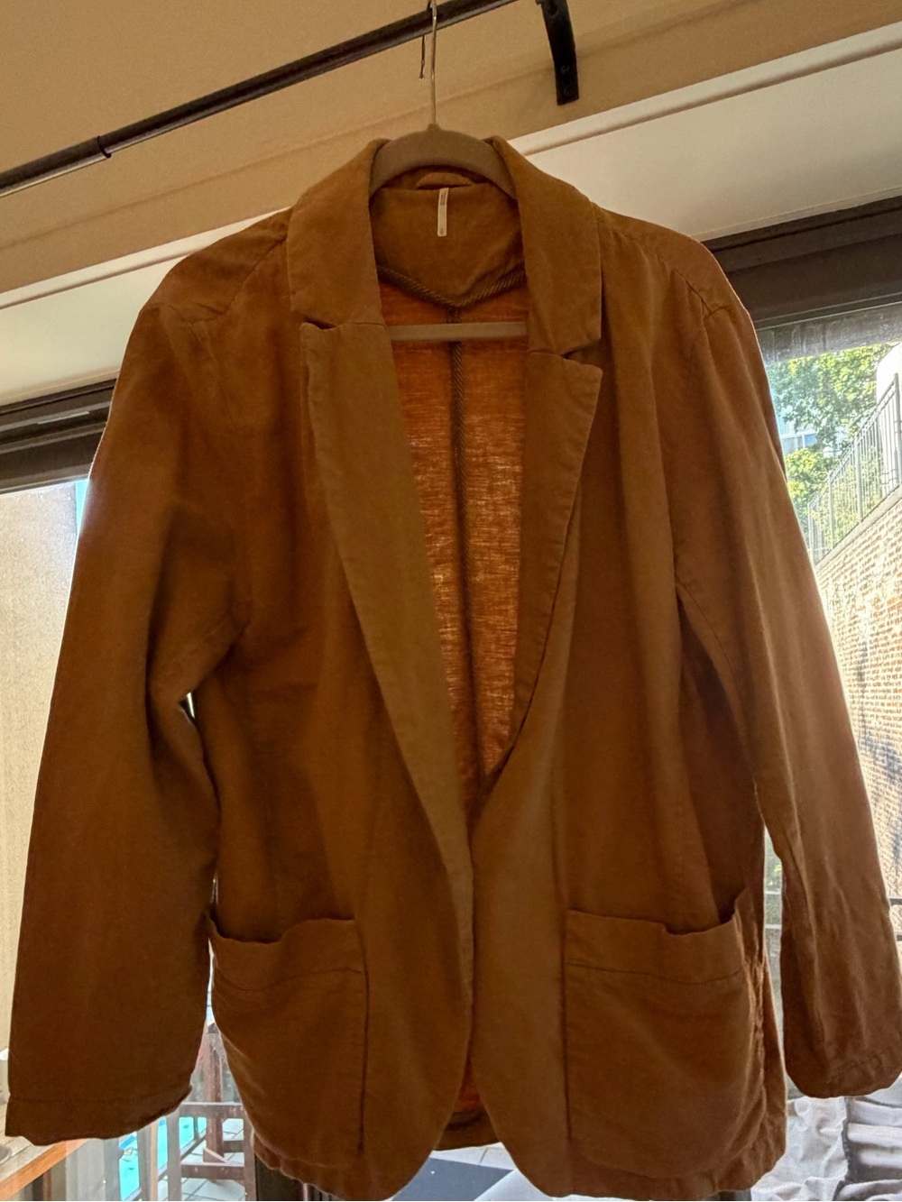 Free People Simply Perfect Blazer in Rich Earth